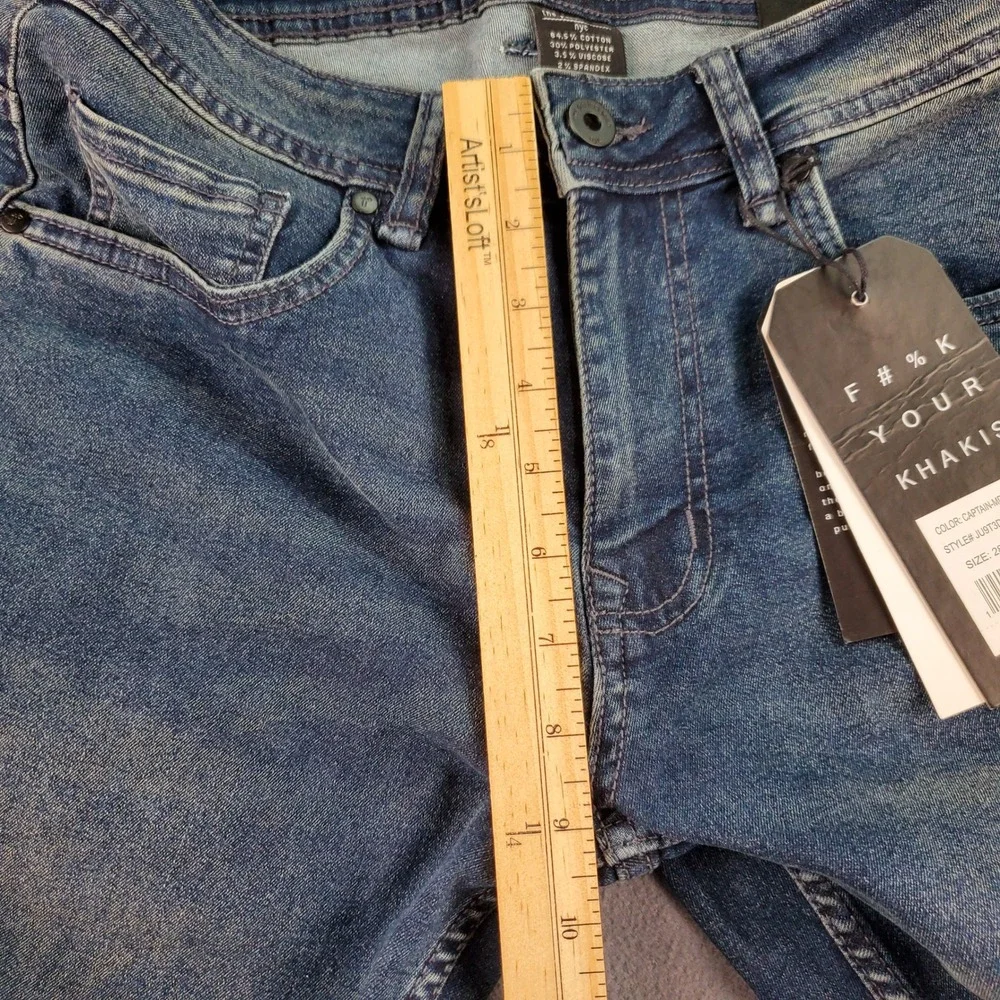 The Perfect Jean NYC Athletic Fit Jeans Mens 28W x 28L Blue Denim